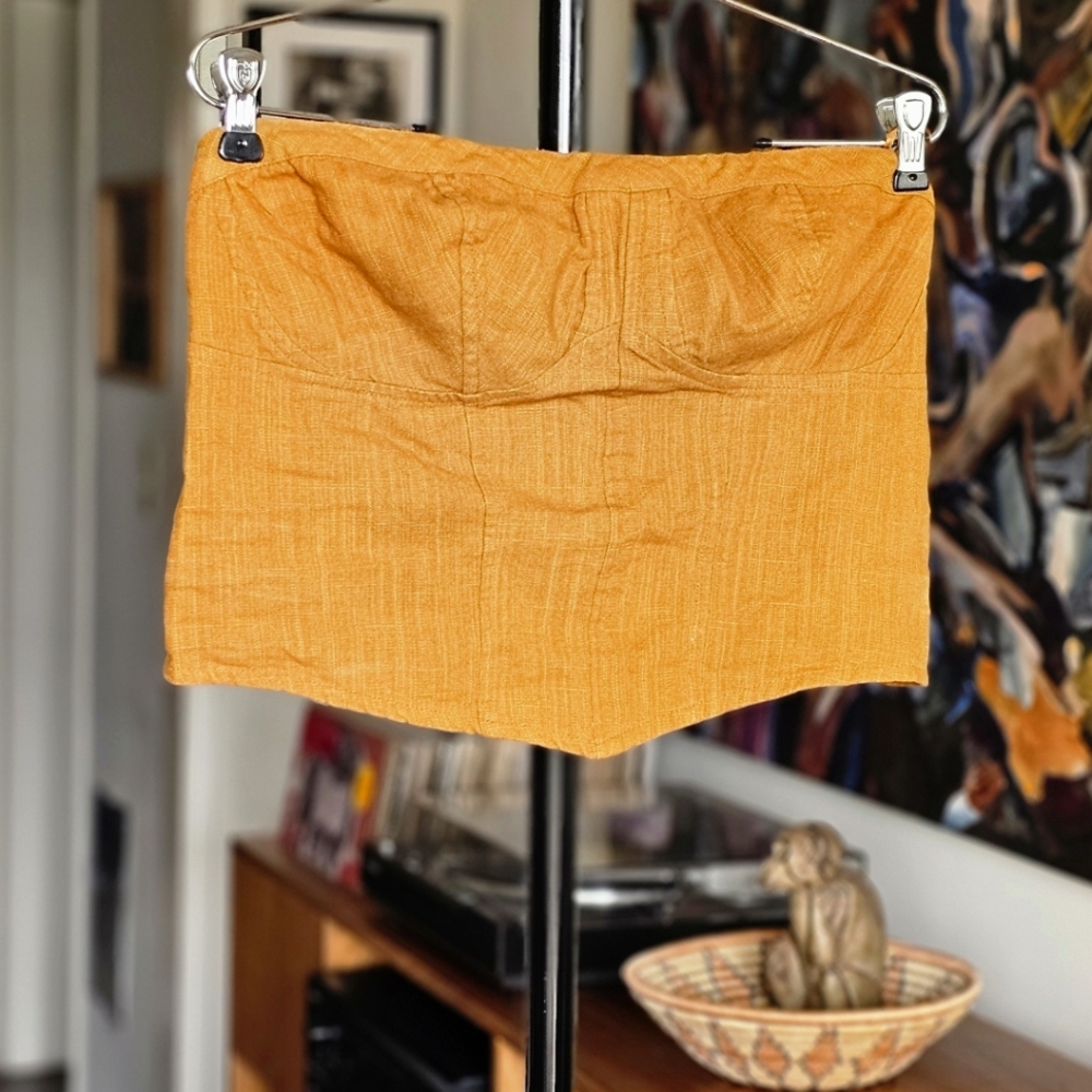 Free People Cotton Cropped Tube Top